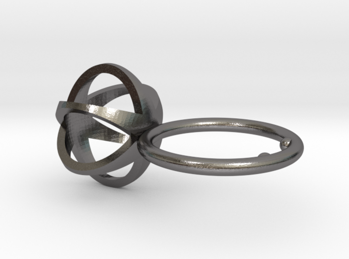 3D MINI STAR GLITZ SPARKLE RING - size 7 3d printed 