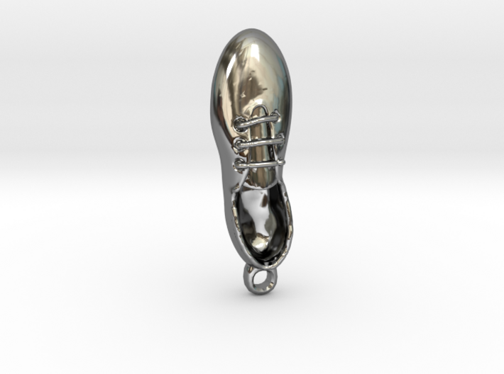 Tap Shoe Necklace Pendant 3d printed