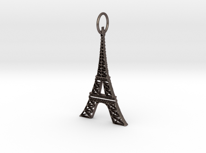 Eiffel Tower Earring Ornament 3d printed