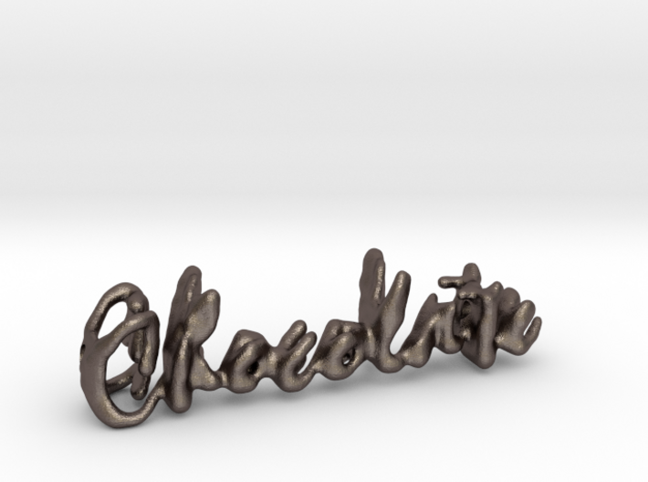 Chocolate Chocolate Necklace 3d printed