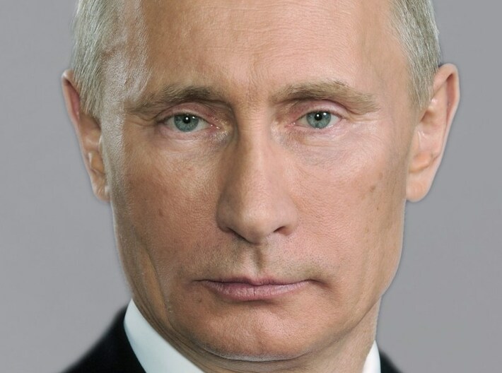 1/9 scale Vladimir Putin president of Russia bust 3d printed 