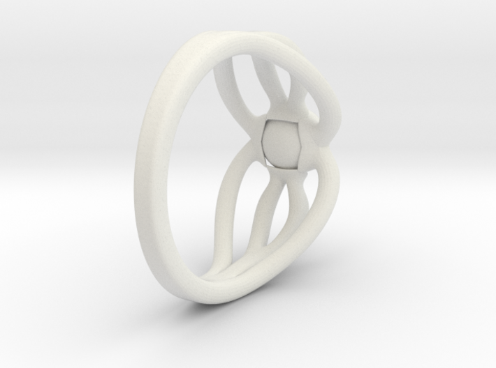 Octopus ring 3d printed 