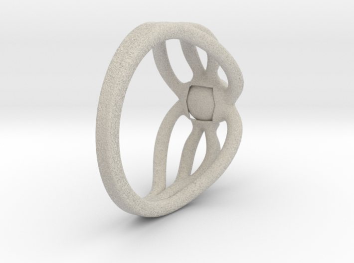 Octopus ring 3d printed