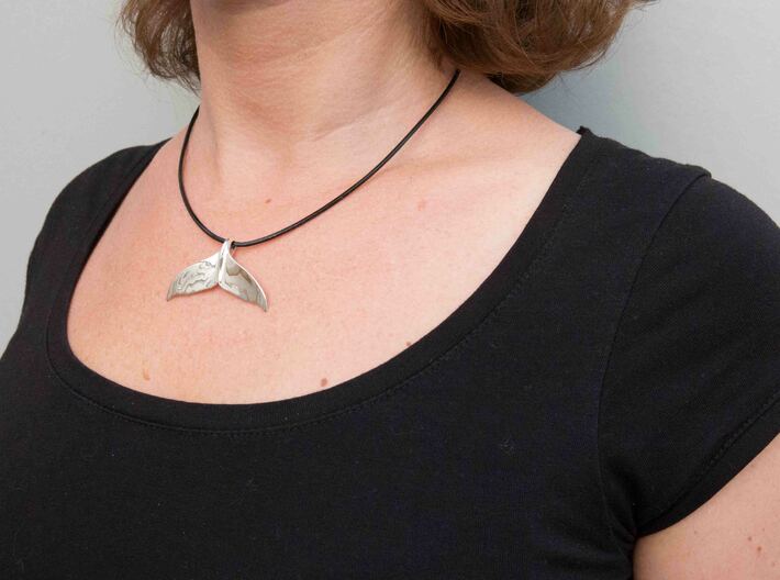 Whale Tail Pendant 3d printed Whale Tail Pendant