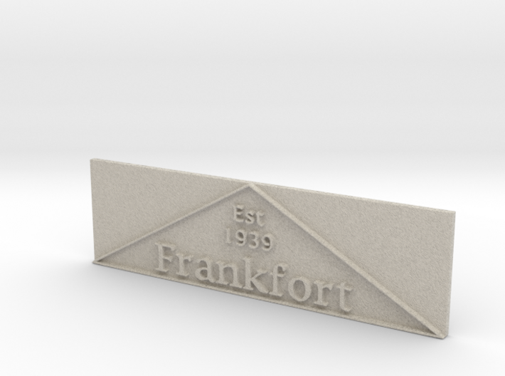 1:24 Frankfort Triangle 2 3d printed