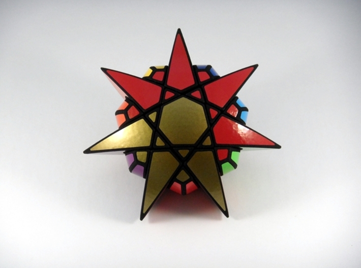 Star of The Seven Puzzle 3d printed Three Turns