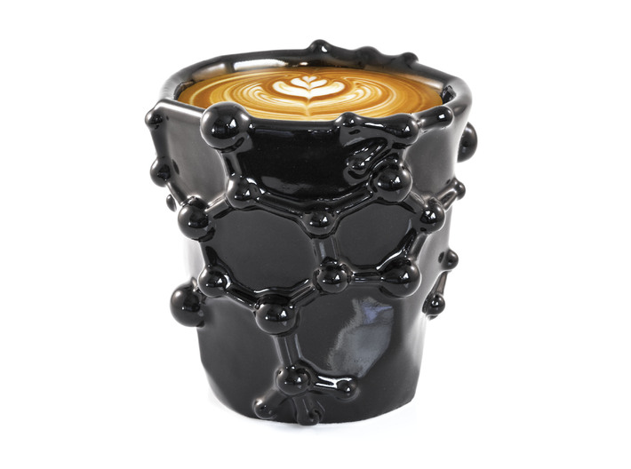 Caffeine Molecule Coffee Mug 3d printed