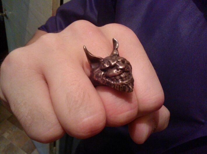 Alice: Madness Returns Cheshire Cat Ring 3d printed 