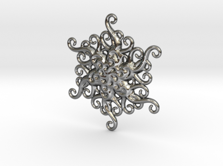 Snowflake Ornament 3d printed