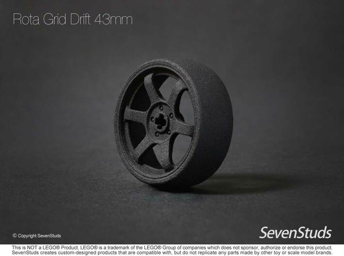 Drifting Wheel 43mm 3d printed