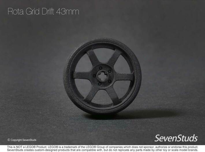Drifting Wheel 43mm 3d printed 