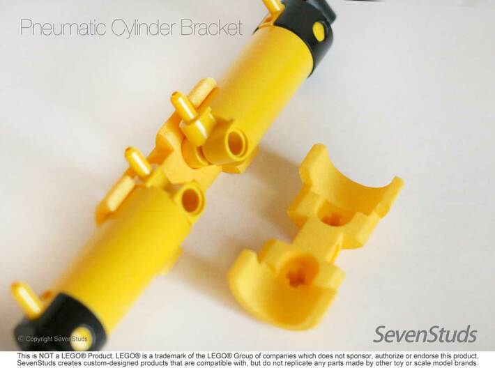 Pneumatic Cylinder Bracket 1/2 (Medium) 3d printed 