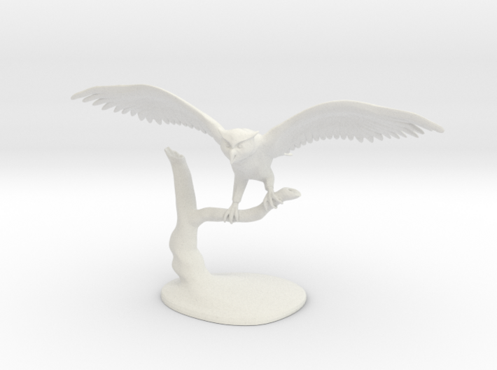 Owl Landing 3d printed