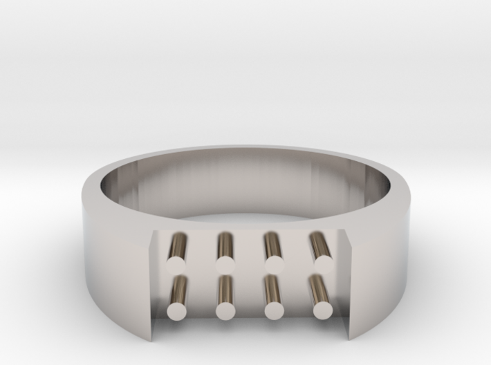 8-bit ring (US8 /⌀18.2mm) 3d printed