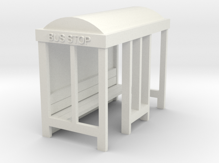 Bus Stop - HO 87:1 Scale 3d printed