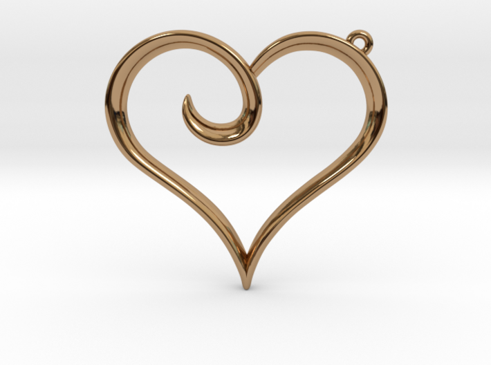 The Heart Pendant 3d printed