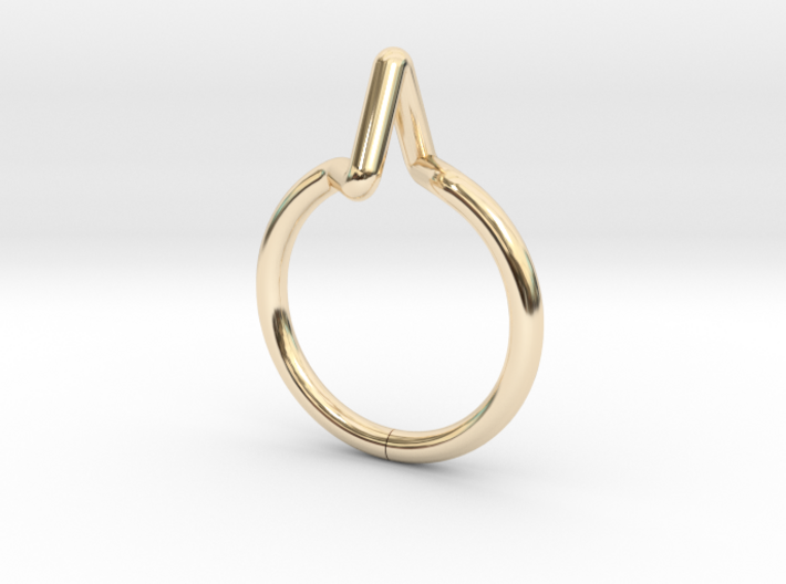 Summit Ring S.02 US size 3, d=14mm 3d printed