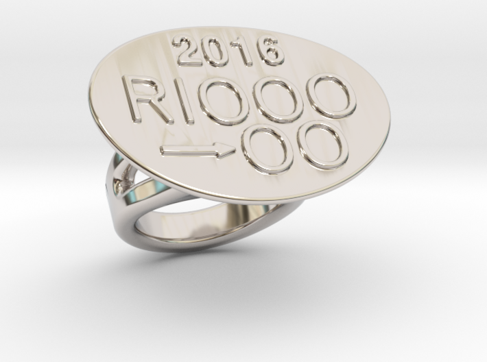 Rio 2016 Ring 26 - Italian Size 26 3d printed