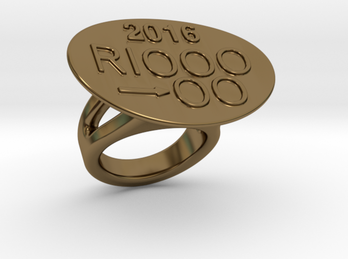 Rio 2016 Ring 27 - Italian Size 27 3d printed