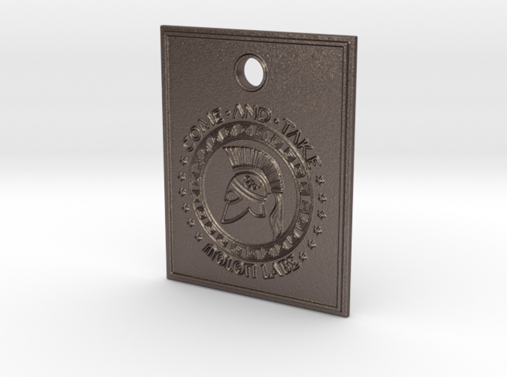 Molon Labe Spartan Pendant 3d printed