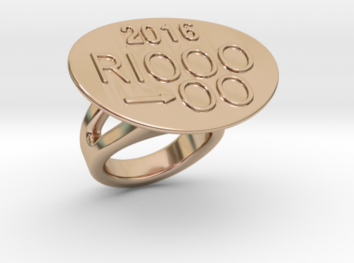 Rio 2016 Ring 31 - Italian Size 31 3d printed