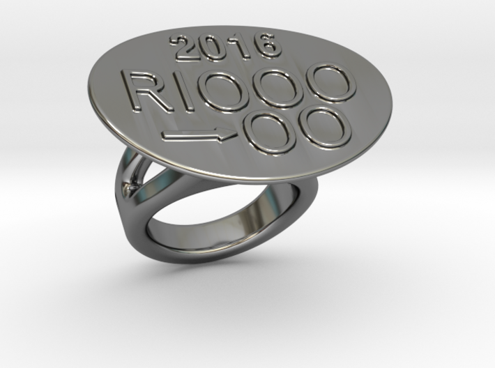 Rio 2016 Ring 32 - Italian Size 32 3d printed