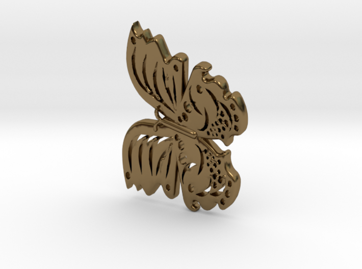 Extravagant Butterfly Pendant 3d printed
