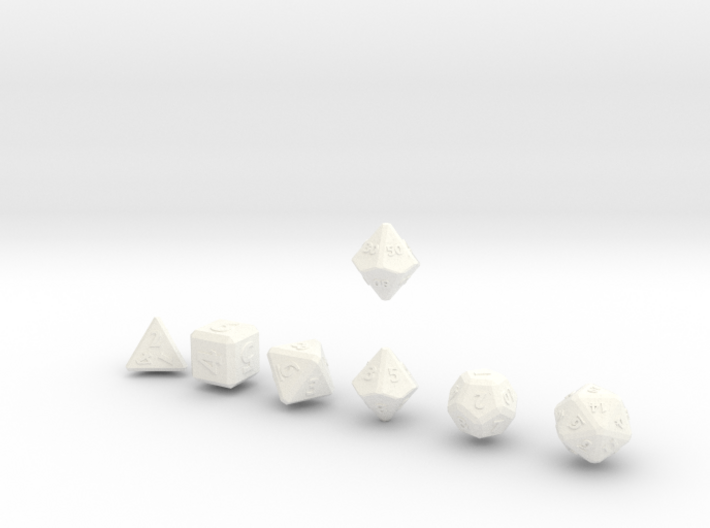 QUADRANT Bevel Outies dice 3d printed