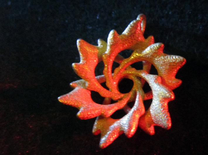 6 Flame Petals - 2.5cm - wLoopet 3d printed