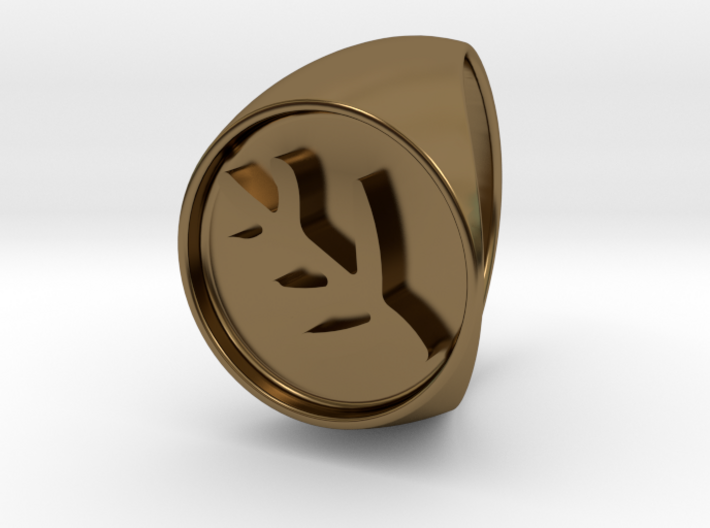 Classic Elder Sign Signet Ring Size 10 3d printed