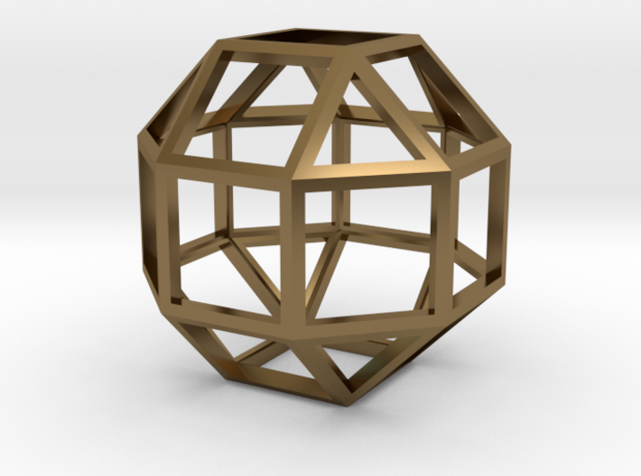 rhombicuboctahedron 3d printed