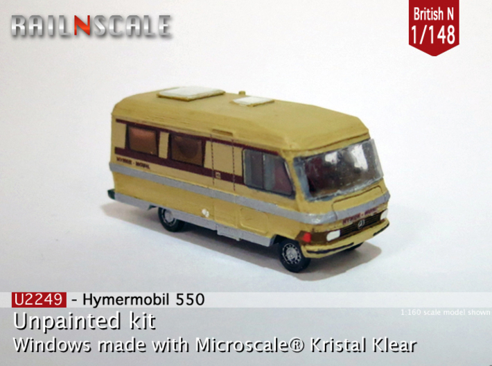 Hymermobil 550 (British N 1:148) 3d printed 