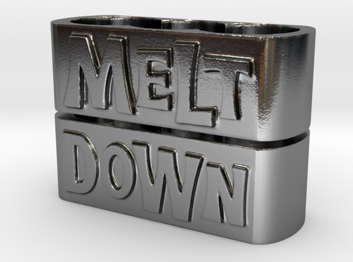 Melt Knuckle Rings (medium size) 3d printed
