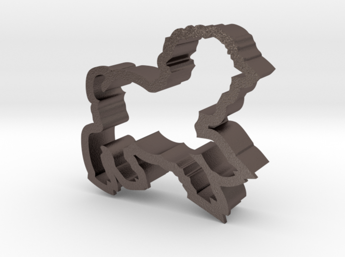Lamb shaped cookie cutter 3d printed