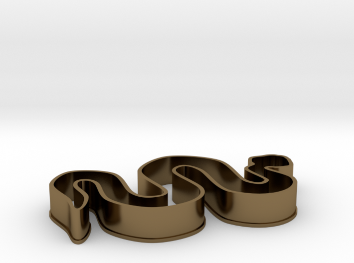 Snake Cookie Cutter 3d printed