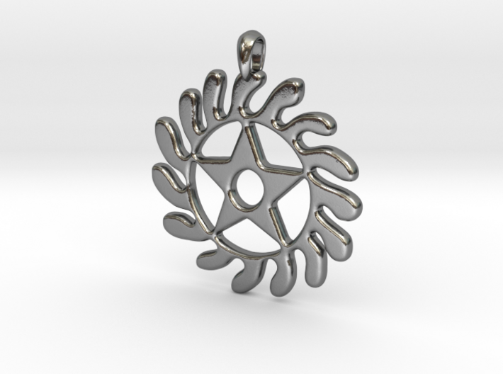 SESA WO SUBAN Symbol Jewelry Pendant 3d printed