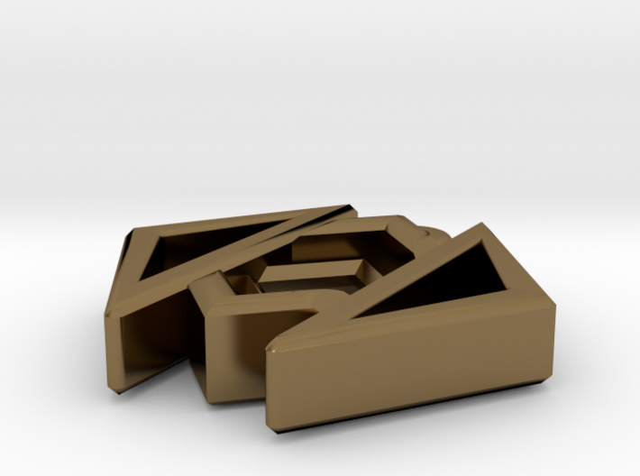 Geometric Design Pendant 3d printed