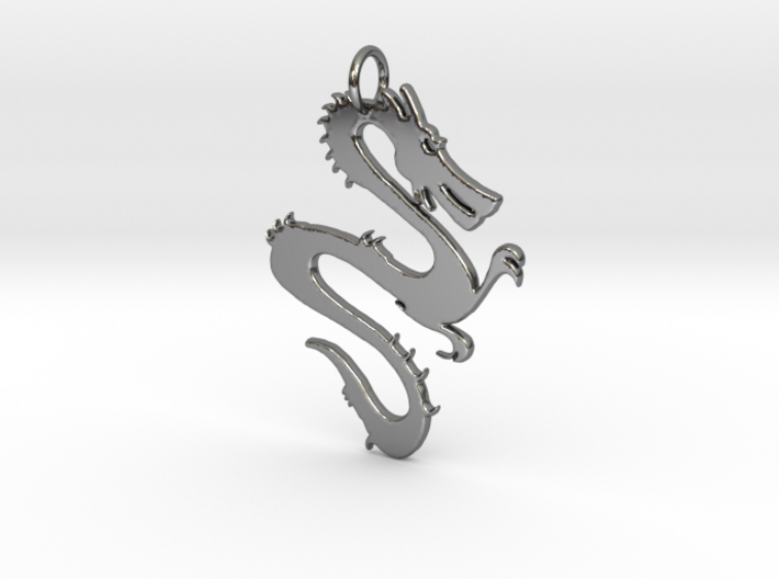 Dragon Pendant &amp; Charm 3d printed