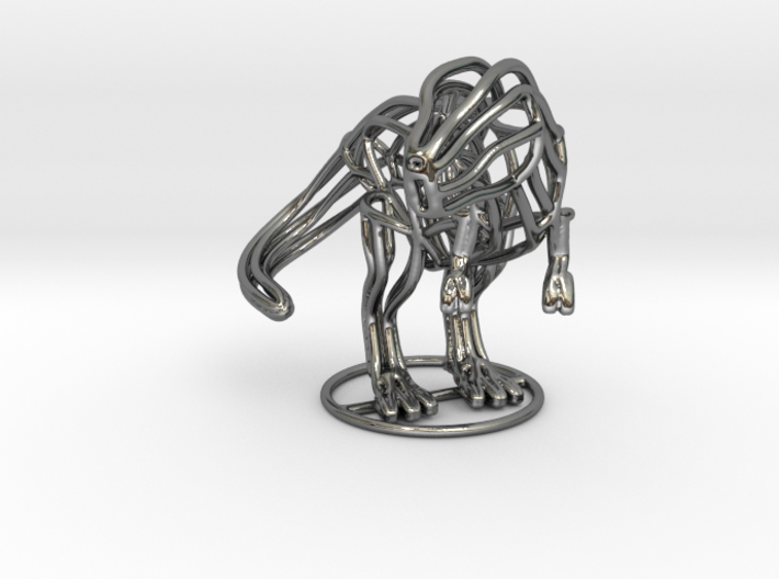 T-Rex Wireframe 3d printed