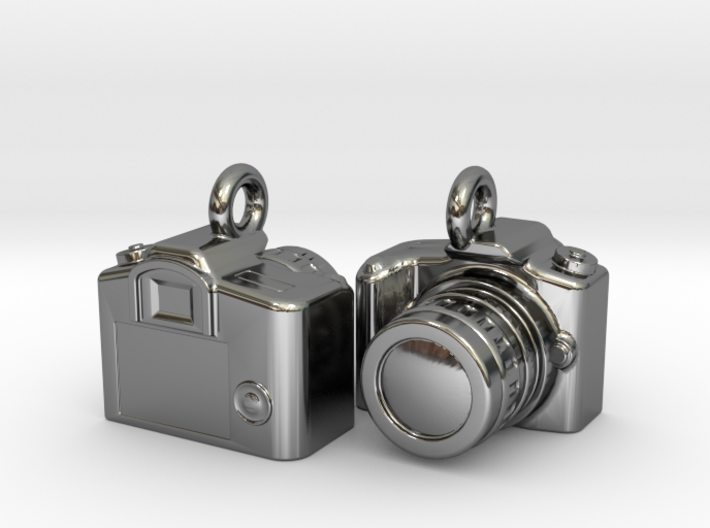 DSLR Camera Earrings / Bracelet Charm 3d printed 