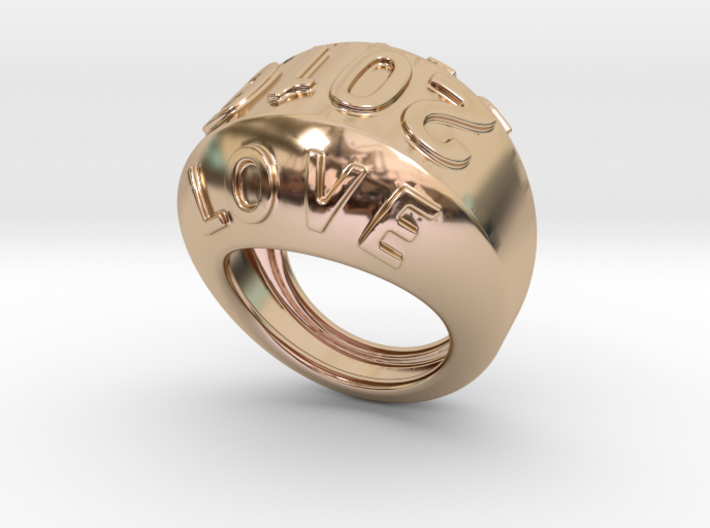 2016 Ring Of Peace 17 - Italian Size 17 3d printed