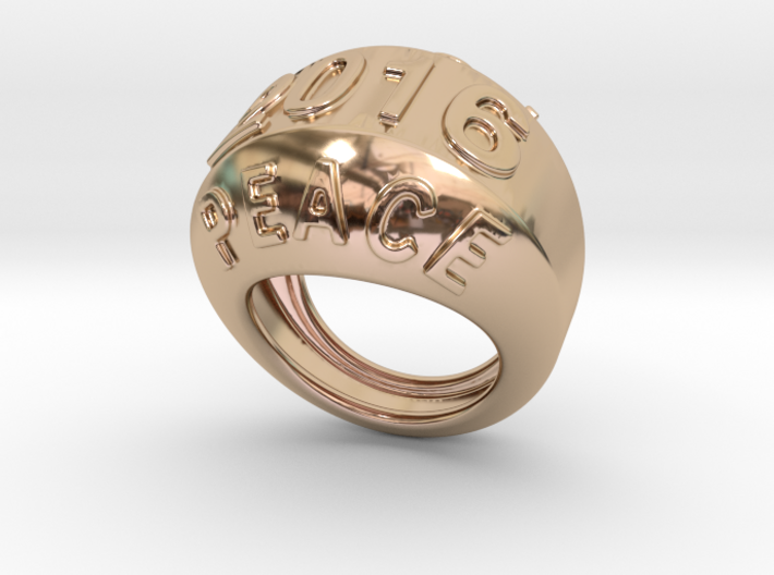 2016 Ring Of Peace 21 - Italian Size 21 3d printed