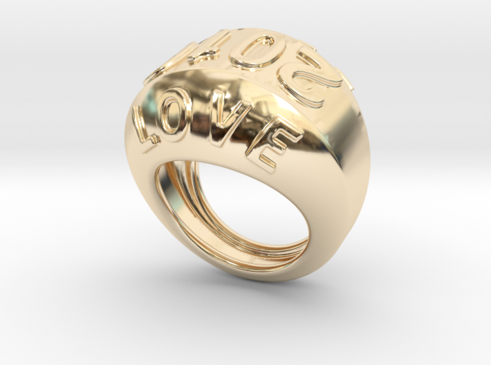 2016 Ring Of Peace 22 - Italian Size 22 3d printed
