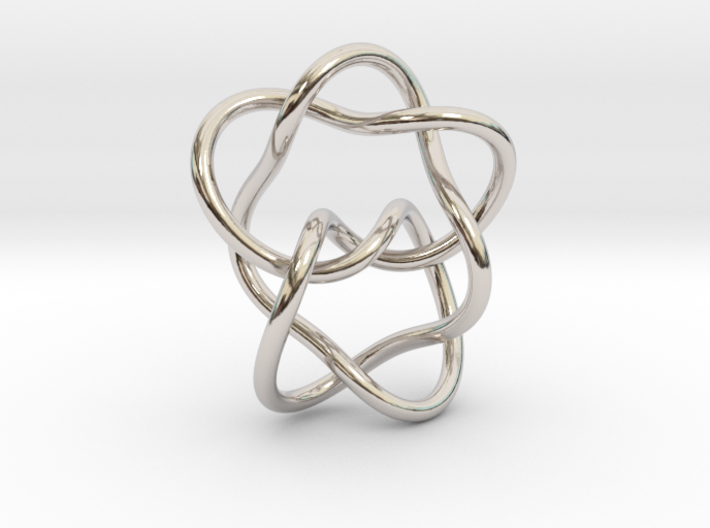 0362 Hyperbolic Knot K6.33 cm:1.76x, 1.15y, 2.11z 3d printed