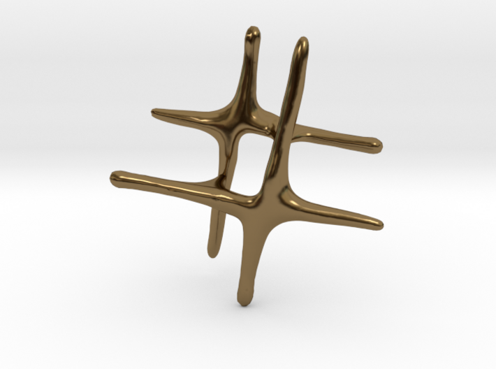 3D Octothorpe 3d printed