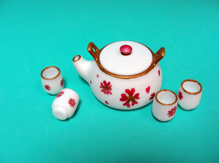 Msd Oriental Tea Set 005f 3d printed