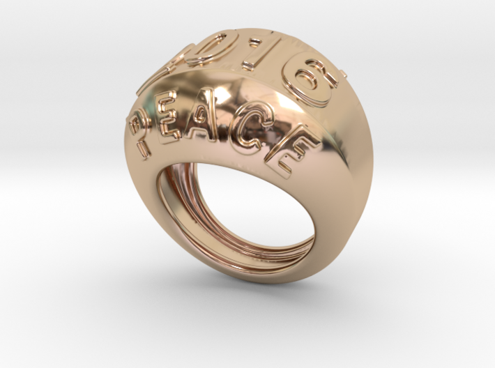 2016 Ring Of Peace 31 - Italian Size 31 3d printed