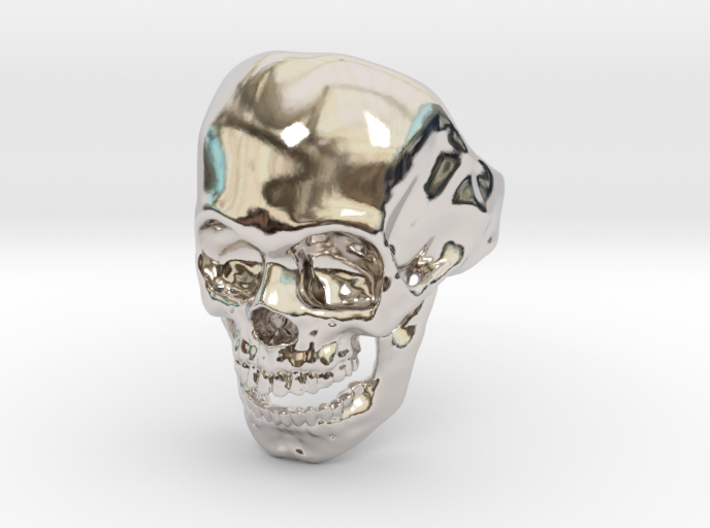 The Original Skull Ring 3d printed