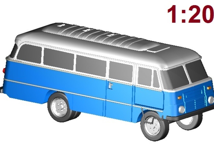 Robur Bus (1:200) 3d printed