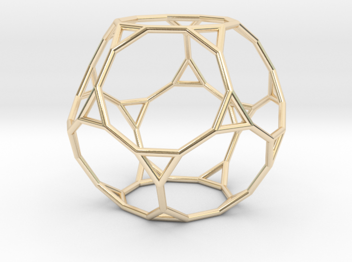 0270 Truncated Dodecahedron E (a=1cm) #001 3d printed
